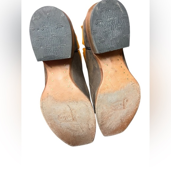 JUSTIN MEN'S BILLET COWHIDE LEATHER WESTERN BOOTS -SQUARE TOE Sz 9.5 - Picture 6 of 12